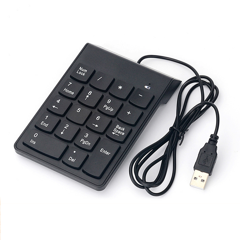 Gaming Keyboard Mini - Universeel USB-bedraad toetsenbord Mini 18-toetsen Digitaal
