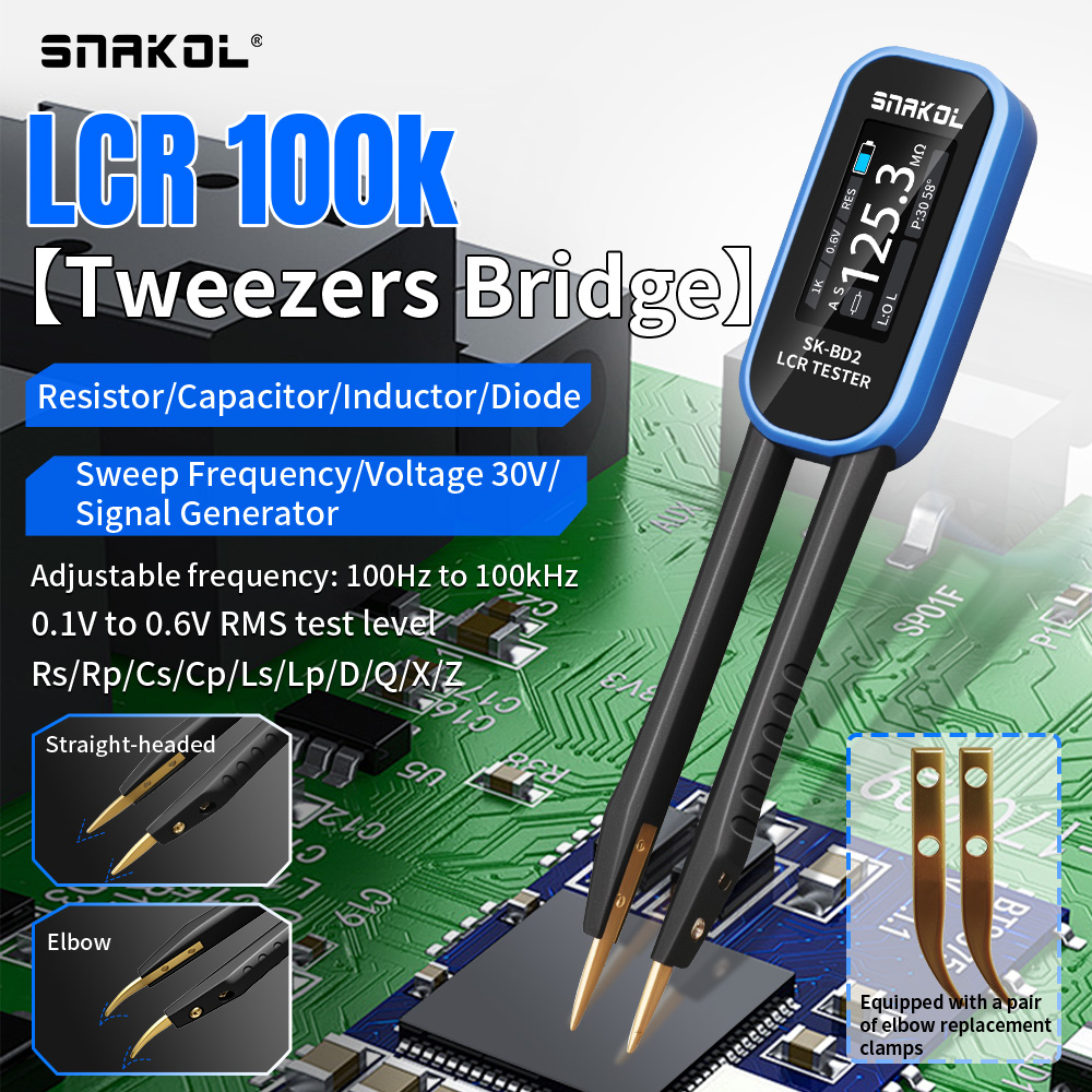 Gaming Keyboard Test - SNAKOL BD2 Smart Tweezer LCR Digitale