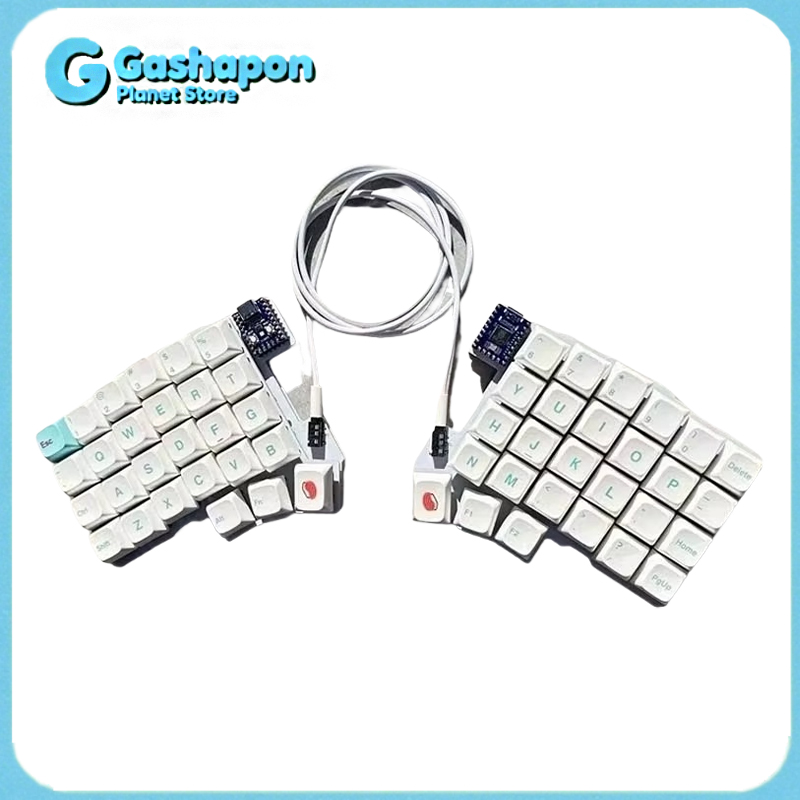 Gaming Keyboard Hot Swappable - Silakka54 Ergonomisch gesplitst mechanisch toetsenbord Hot-swappable