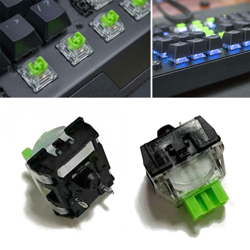 Gaming Keyboard No Rgb - 2 Stuks 3pin Groene Rgb Schakelaars