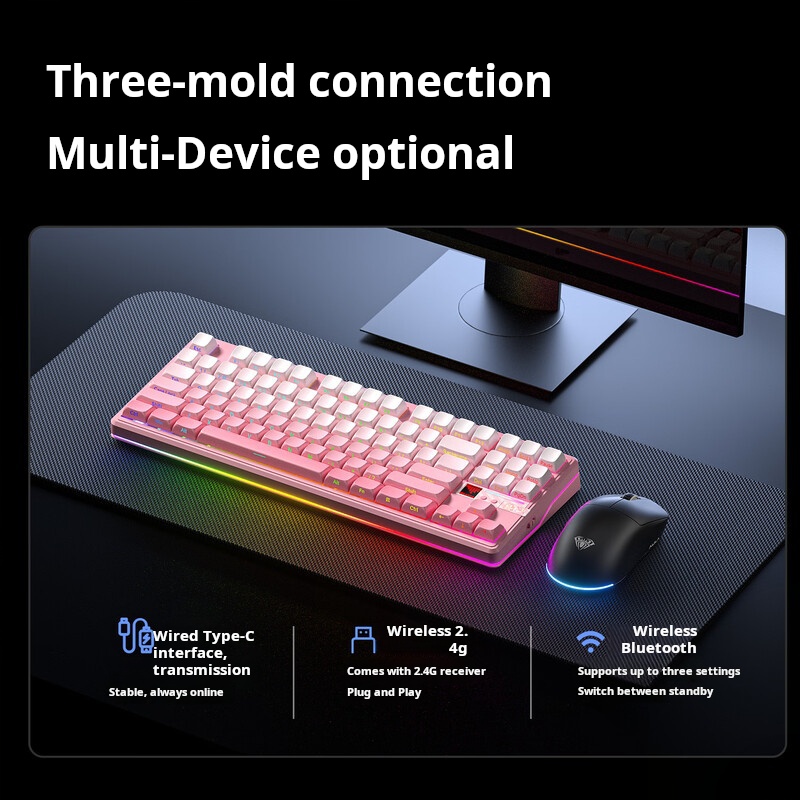 AULA F87 Pro V2, mechanisch to - Gaming Keyboard Hot Swappable recensie en prijs