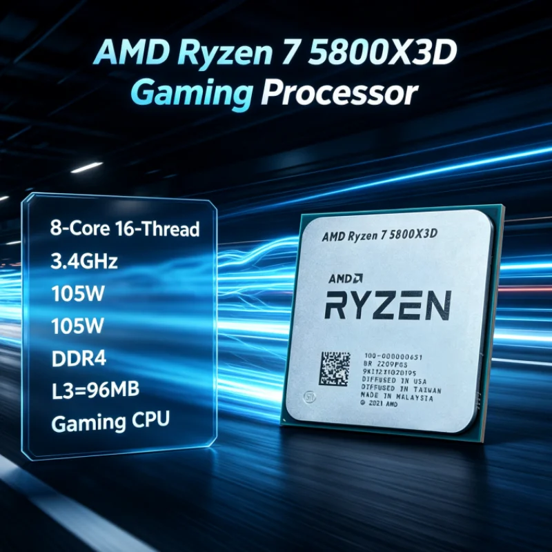 AMD R7 5800X3D 96 MB 8-Core 16 - Amd Cpu Ryzen 7 recensie en prijs