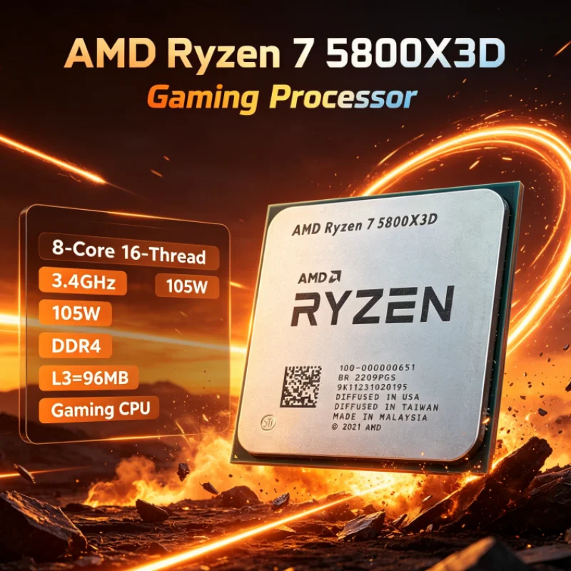 AMD R7 5800X3D 96 MB 8-Core 16 - Amd Cpu Ryzen 7 recensie en prijs