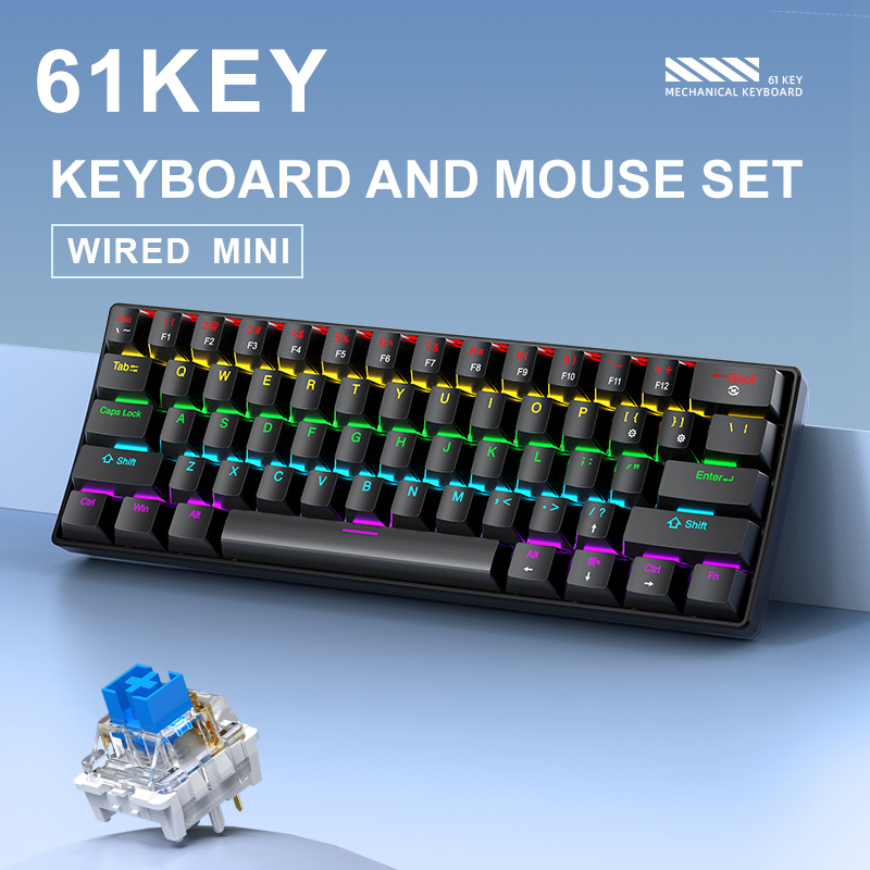 APAYADO K61 Mini mechanisch to - Gaming Keyboard Mini recensie en prijs