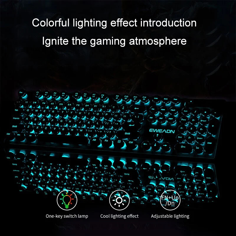 Retro Punk mechanisch toetsenb - Gaming Keyboard Nearby recensie en prijs