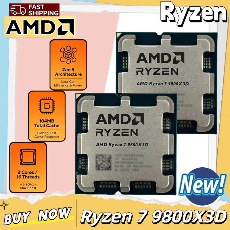 AMD Ryzen 7 9800X3D Game CPU T - Amd Cpu Ryzen 7 recensie en prijs