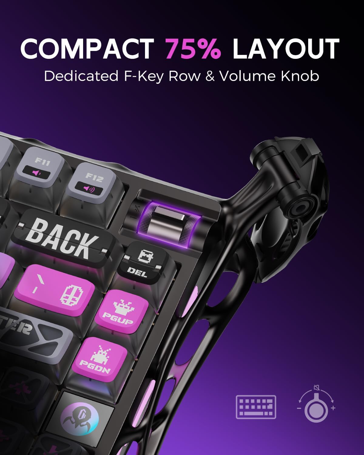 Gravity Planet K1 Pro 75% Tri- - Gaming Keyboard Hot Swappable recensie en prijs