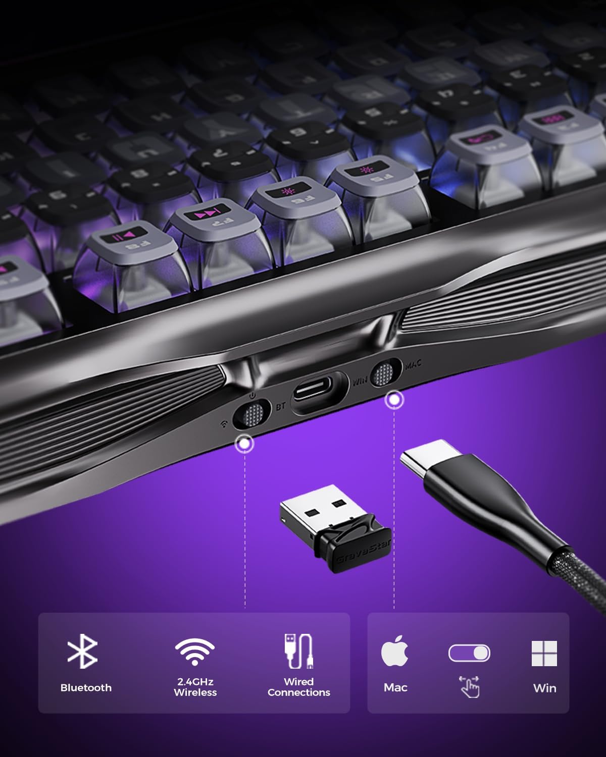 Gravity Planet K1 Pro 75% Tri- - Gaming Keyboard Hot Swappable recensie en prijs