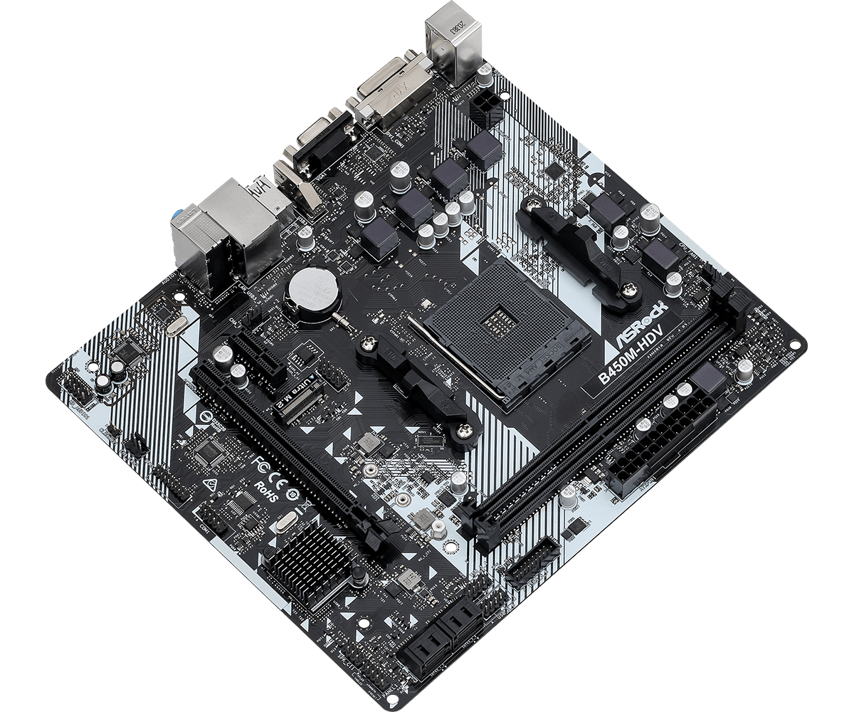 AMD B450 ASROCK B450M-HDV R4.0 - Amd Cpu Ryzen 7 recensie en prijs