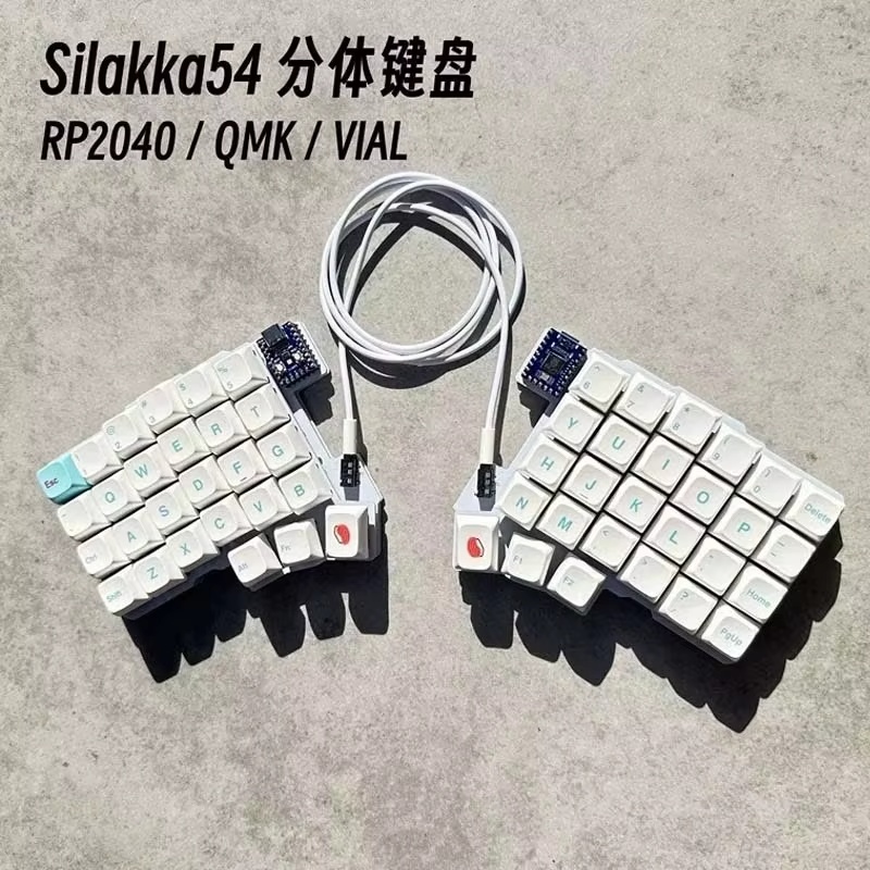 Silakka54 Ergonomisch gesplits - Gaming Keyboard Hot Swappable recensie en prijs