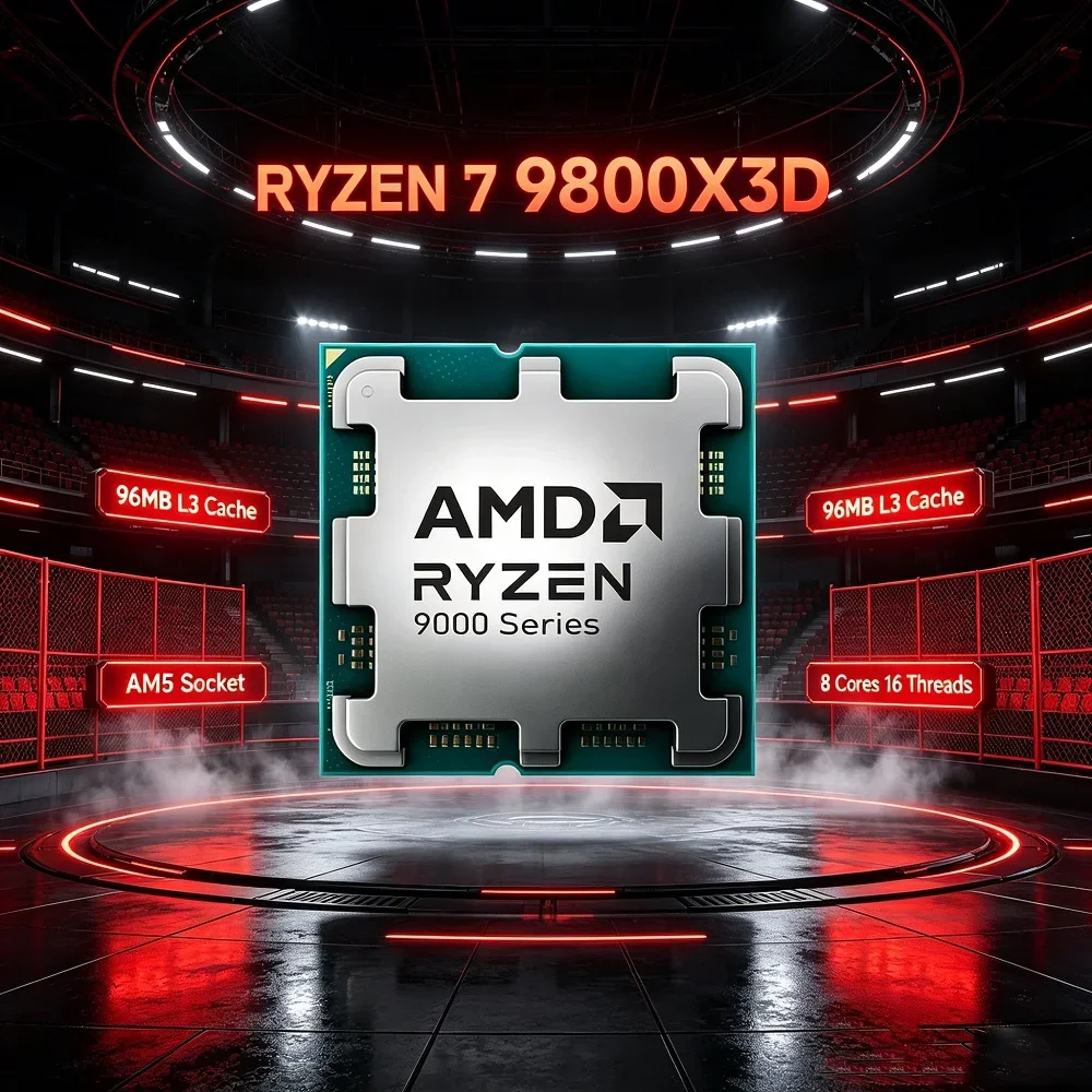 Ryzen 7 9800X3D AMD AM5 deskto - Amd Cpu Ryzen 7 recensie en prijs