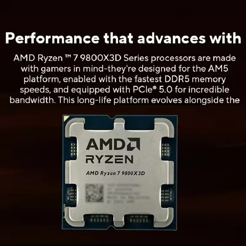Ryzen 7 9800X3D AMD AM5 deskto - Amd Cpu Ryzen 7 recensie en prijs