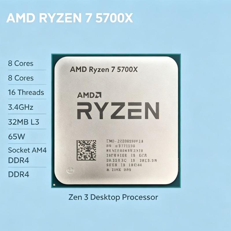 65W TDP AM4 CPU AMD Ryzen 7 57 - Amd Cpu Ryzen 7 recensie en prijs