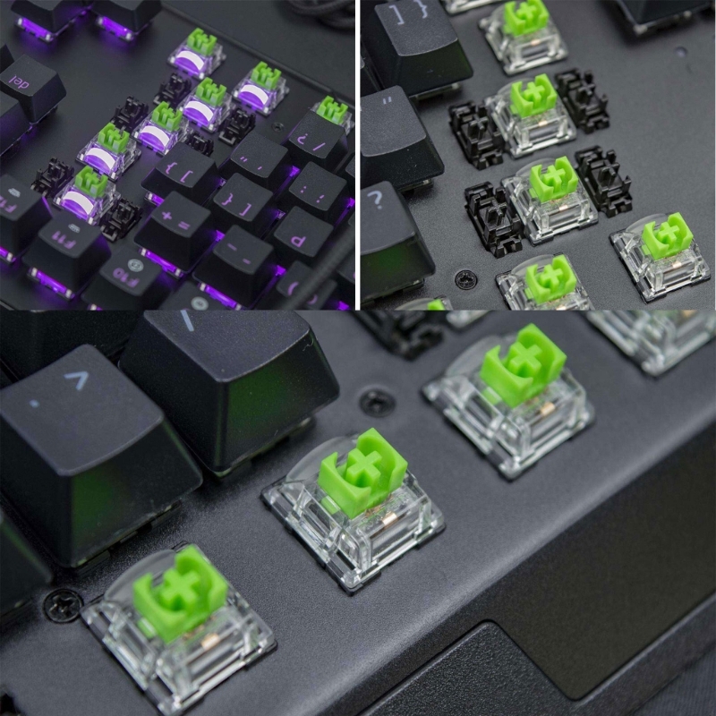 2 Stuks 3pin Groene Rgb Schake - Gaming Keyboard No Rgb recensie en prijs