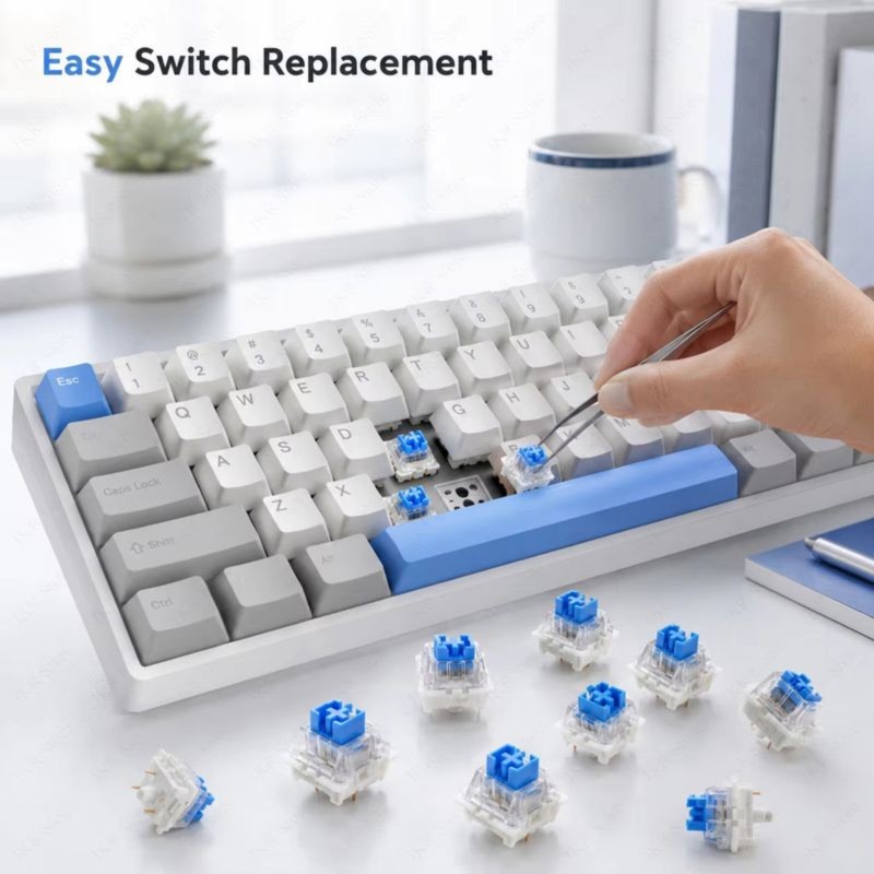 DT21 100 stuks DIY mechanische - Keyboard Gaming Blue Switch recensie en prijs